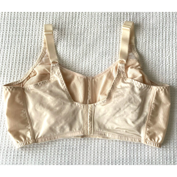 Trulife Bra Naturalwear Size 44DD Irene Classic Softcup Mastectomy Nude Wireless - Picture 2 of 7